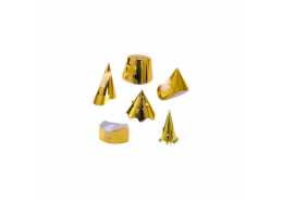 Gold Foil Party Hats JUBILEE Adult size